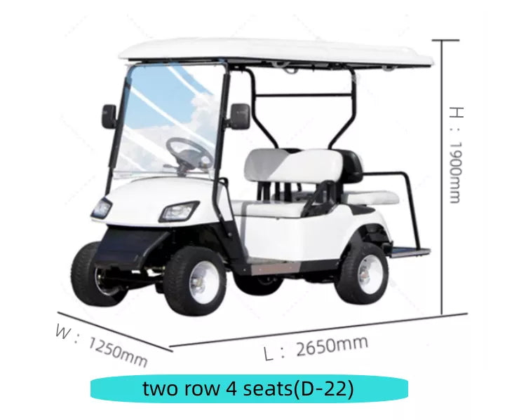 2022 Electric golf cart with lithium battery Al Super