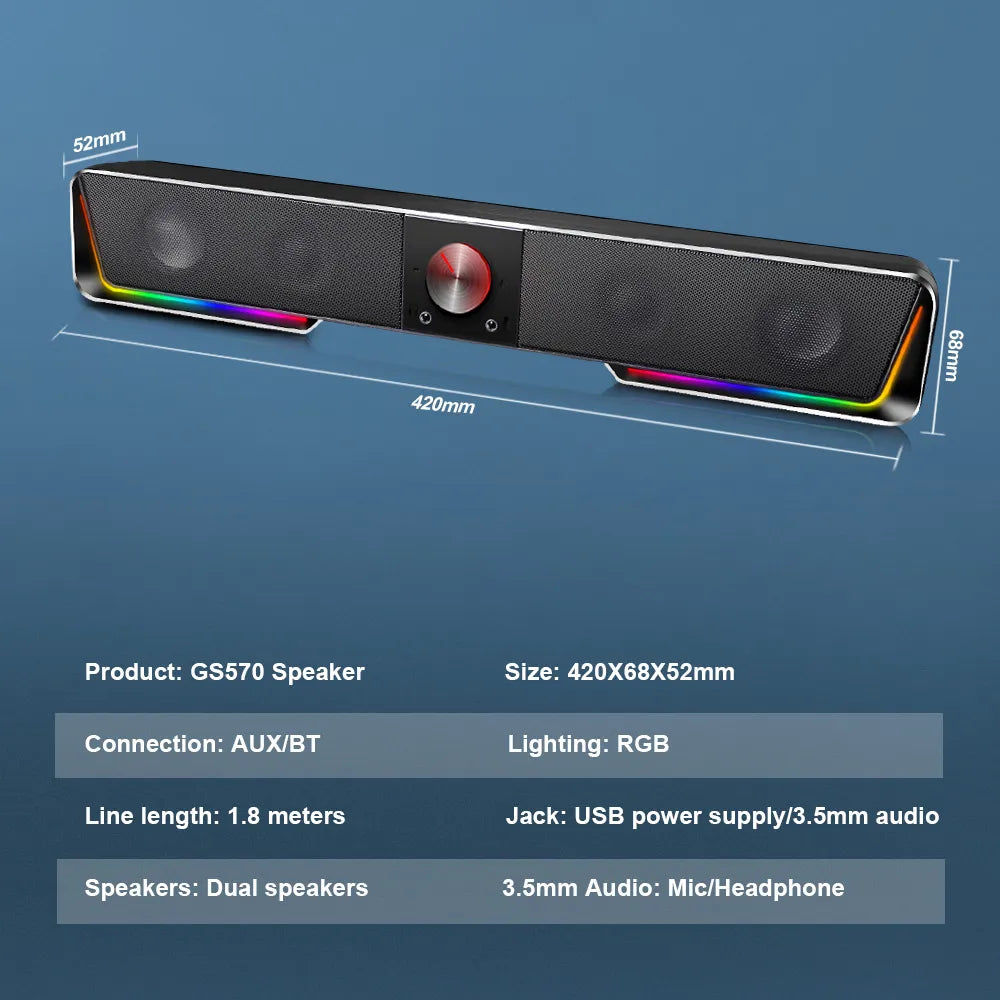 Redragon gs570 bluetooth wireless sound bar Al Super